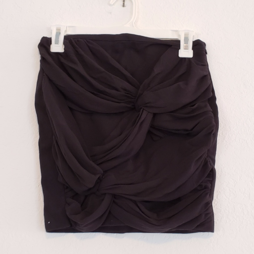 NWOT EXPRESS Unique Criss Cross Detail Mini Skirt